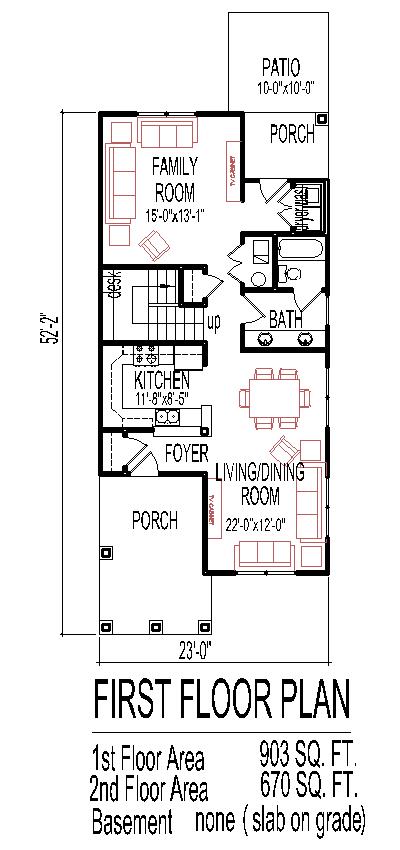 Simple Tiny House Floor Plans with 3 Bedroom 2 Story Affordable Home